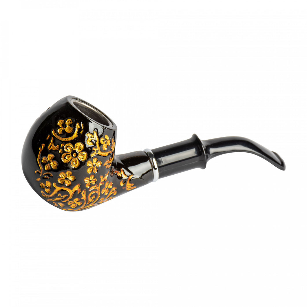 Classic Black and Gold Pipe