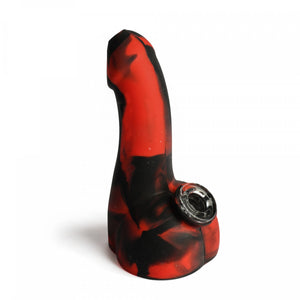 Lit Silicone 6" Junior Honcho Water Pipe