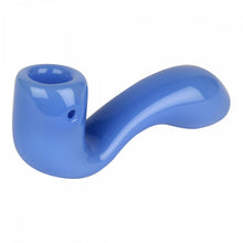 Load image into Gallery viewer, Red Eye Glass 3.5&quot; Sherlock Hand Pipe