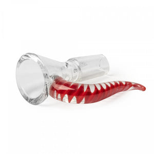 Red Eye Glass 14mm Helix Cone Pull-Out
