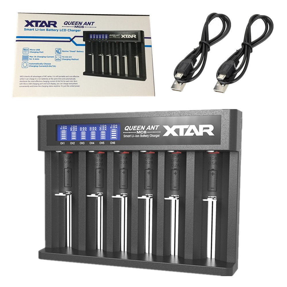 XTAR Queen Ant 6-bay charger
