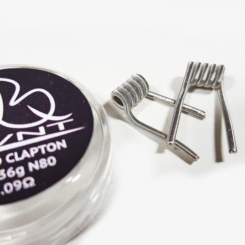N80 Fused Clapton Coils - Set of 2-Coil-MVNT-0.09ohm 24/36g N80 Fused Clapton-Yaletown Steam Lounge