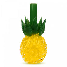 Load image into Gallery viewer, Red Eye Glass 4&quot; Pineapple Hand Pipe