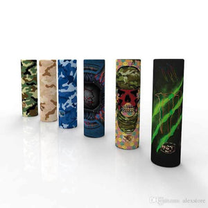 Assorted Battery Wraps-accessory-Yaletown Steam Lounge-18650-Lime Green-Yaletown Steam Lounge